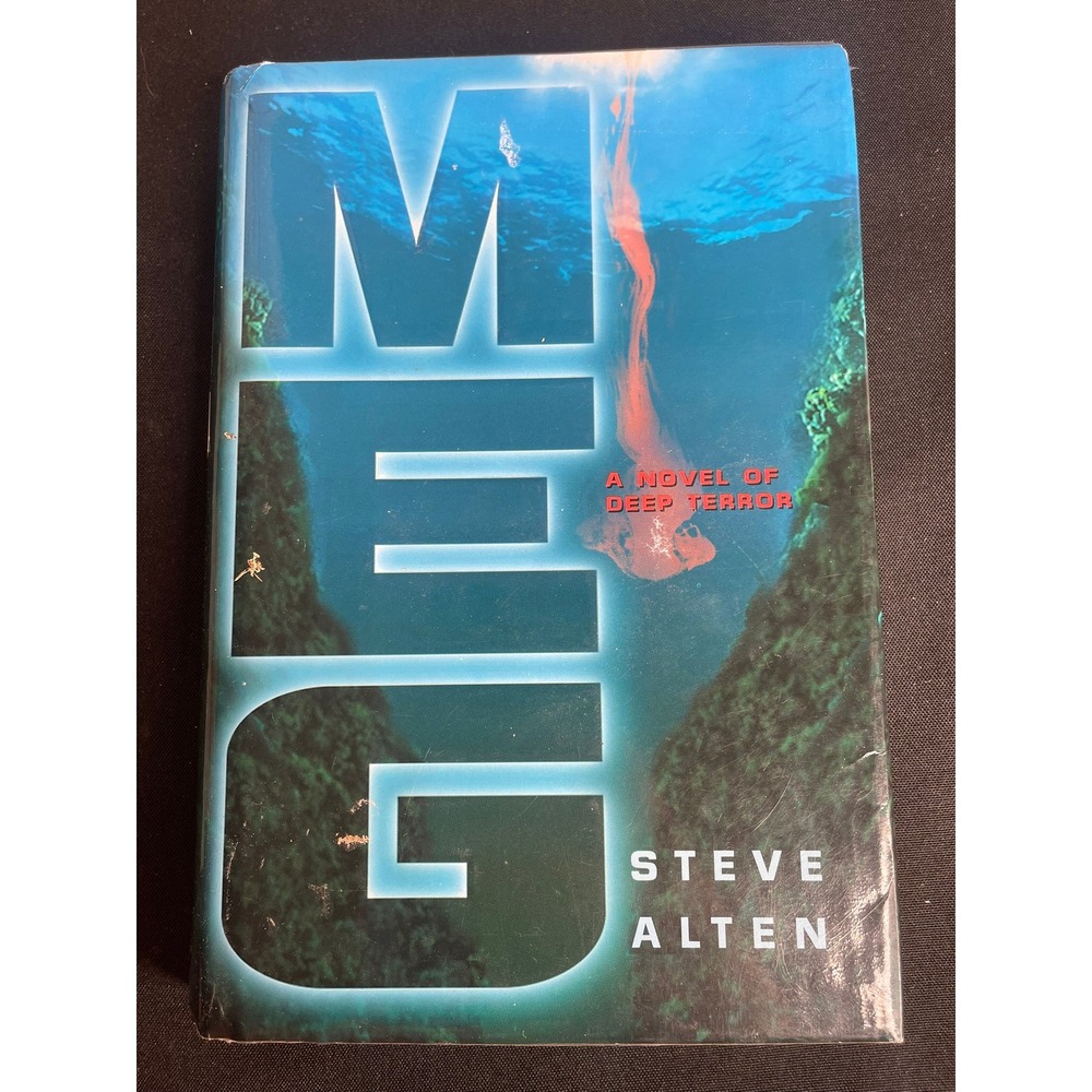Meg A Novel of Deep Terror Steve Alten 1997 First Edition Hardcover 0385489056
